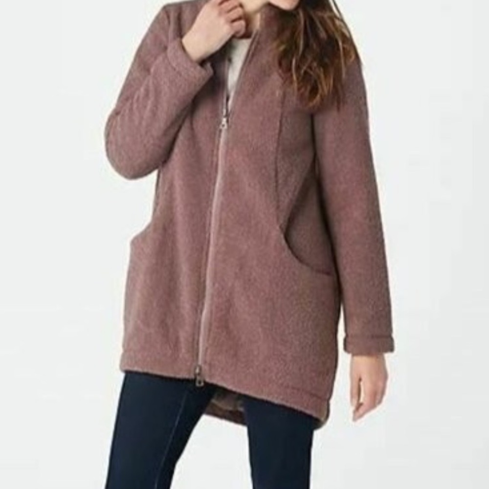 Lori Goldstein Faux Sherpa Jacket